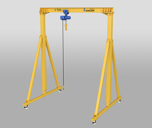 adjustable height gantry crane