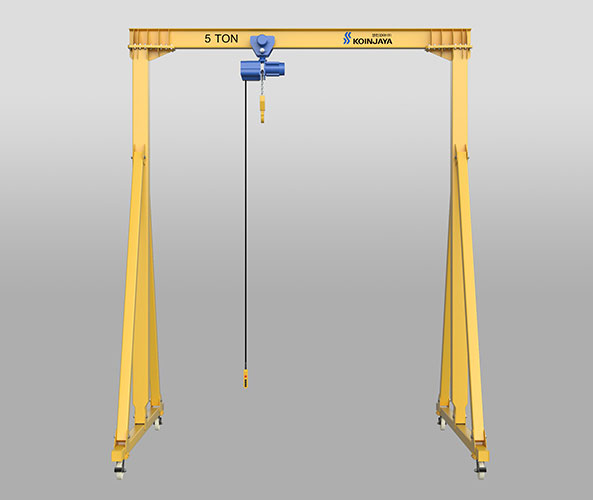 adjustable height gantry crane