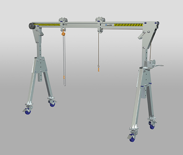 aluminum mobile gantry crane