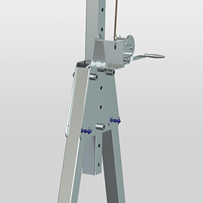 aluminum mobile gantry crane